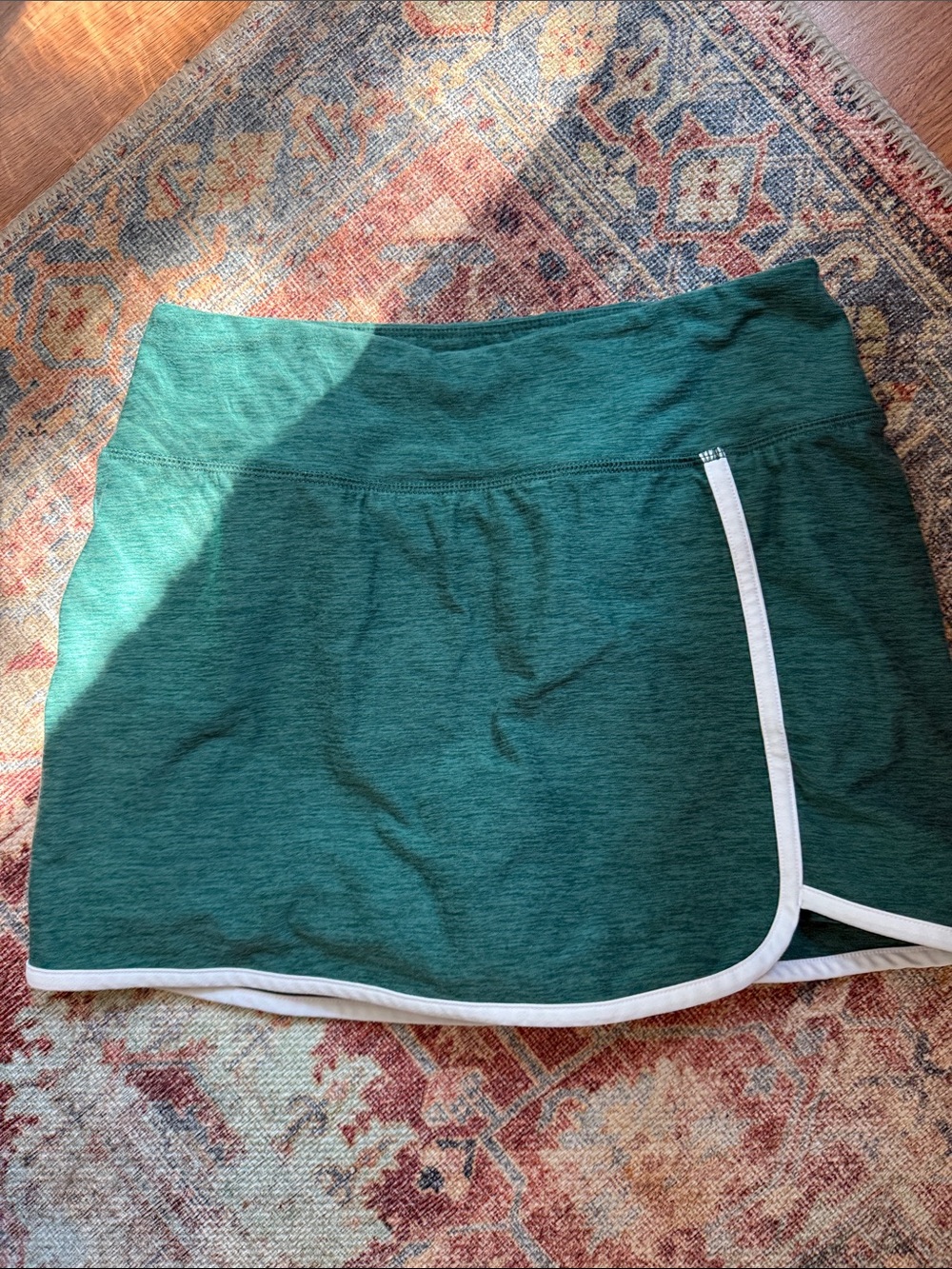 Athletic Works Green Skort with White Trim